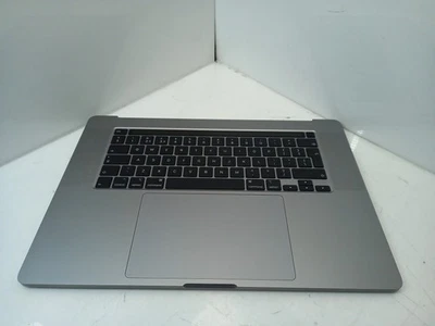 Apple MacBook Pro A2141 Space Grey Keyboard Touchpad Palmrest Battery Assembly - Image 1 of 2