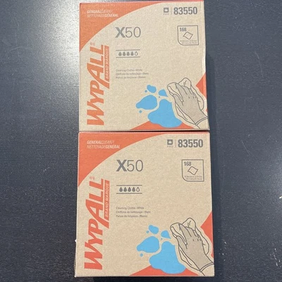 Limpiaparabrisas WypAll X50 83550 2 cajas emergentes 352 toallitas Kimberly Clark - Paquete de 2 cajas Foto 1 de 2