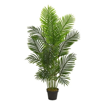 Palmera artificial casi natural de 60" paraíso en verde/negro Foto 1 de 3