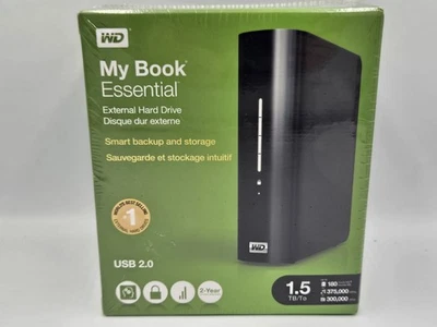 WD Western Digital My Book Essential 1.5 TB USB 2.0 External Hard Drive - Sealed - Image 1 of 4