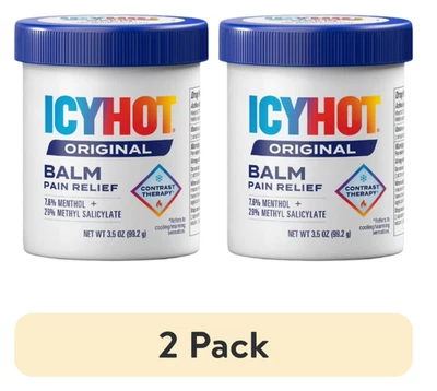Bálsamo original para aliviar el dolor muscular y articular con mentol Icy Hot 3,5 oz Foto 1 de 4