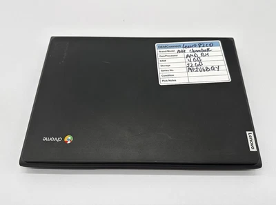 联想 100e Chromebook 第 2 代 (32GB eMMC、AMD A4、1.60GHz 4GB RAM) 无充电器 — 第 1/4 张图片