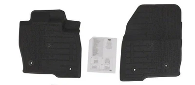 Ford Nautilus 2024 Floor Mat Liner Black Rubber All Weather Fronts Only - Image 1 of 2