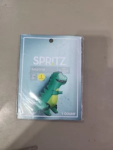 Spritz Dinosaur Foil Balloon Green T-Rex 30" Party Decor Birthday Jurassic NEW - Picture 1 of 2
