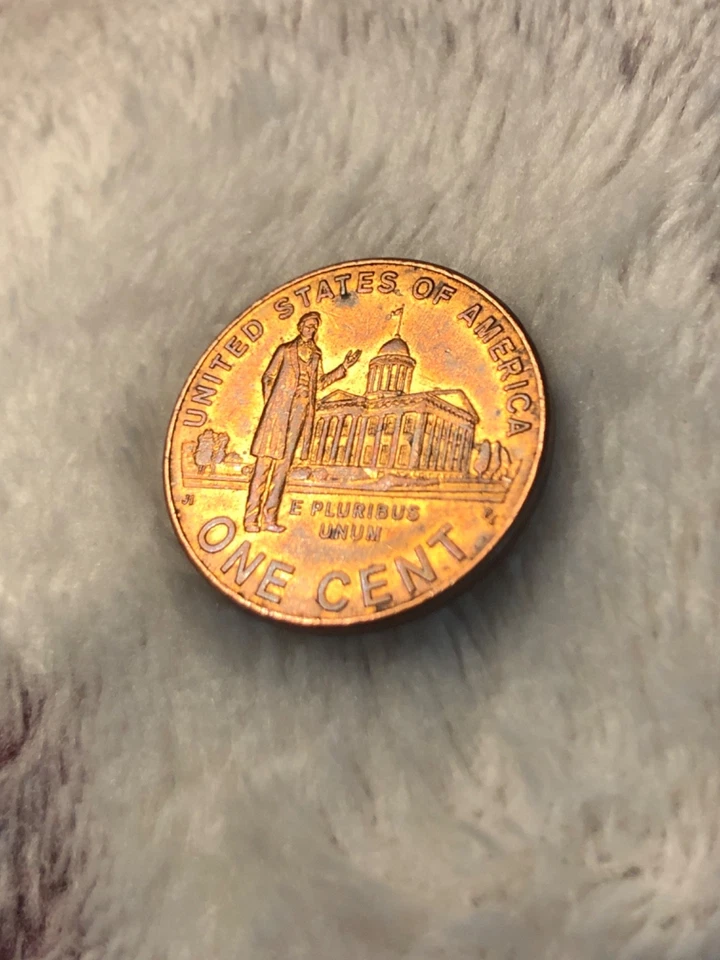 Famous double earlobe 2009D Lincoln Professional penny - Image 1 of 4