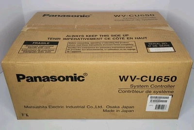 Controlador Sistema Seguridad Panasonic - Teclado WV-CU650, Joystick Nuevo En Caja Foto 1 de 4
