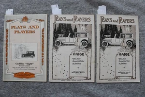 1916-1917 PROGRAMA DE TEATRO OBRAS Y ACTORES - LOTE DE 3 - FILADELFIA - K 2724 - Imagen 1 de 17