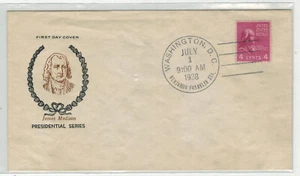 PRÄSIDENTENSERIE TREUEKRANZ GÜTESIEGEL 808-4 JAMES MADISON B FRANKLIN CXL - Bild 1 von 1