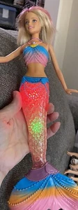 Barbie Mermaid Dreamtopia Doll Clear Light Up Pink Blue Tail WORKS See VIDEO - Picture 1 of 6