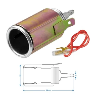 Zigarettenanzünder Einbau Steckdose 12V / 24V universal KFZ Stecker Buchse Kabel - Bild 1 von 6