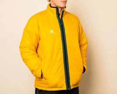 NUEVO CON ETIQUETAS Para Hombres Adidas Capa Media Prima Chaqueta Hinchada $200 Estilo de Vida Monopatín Foto 1 de 4