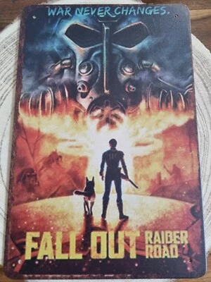 🍀 Blechschild Metallschild Gaming Fallout  - Bild 1 von 2