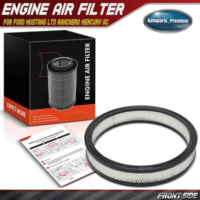 1x Filtro de Ar do Motor para Ford Mustang Custom 500 LTD Torino Ranchero Mercury AC - Imagem 1 de 4