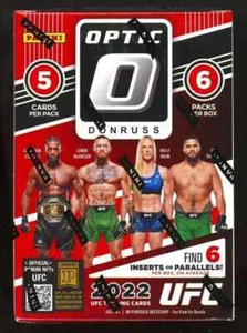 Factory Sealed 2022 Panini Donruss Optic UFC MMA Trading Cards Blaster Box - Picture 1 of 1