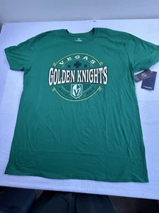 Men's Green Vegas Golden Knights St. Patrick's Day Lucky T-Shirt Sz XL Brand New - Picture 1 of 8