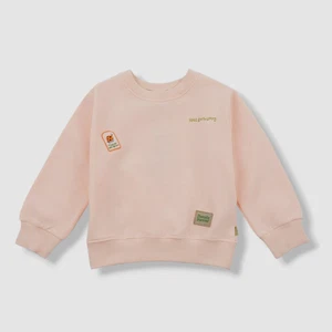 Mon Coeur Kid's Girl's Pink Pocket Sweatshirt Dress Size 8Y - Picture 1 of 3