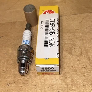 NGK SPARK PLUG, STOCK 6500;P/N CR6HSB. - Picture 1 of 4