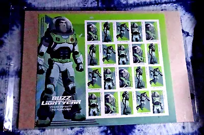 US 5709-5712 BUZZ LIGHTYEAR (GO BEYOND - DISNEY) SHEET OF 20 (F) STAMP SEALED!! - Image 1 of 2