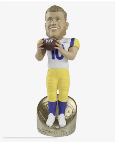 Cooper Kupp Los Angeles Rams Super Bowl LVI Champions MVP Bobblehead  Brand New Cover