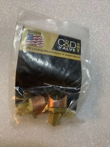 C&D M-SERIES COPPER BRAZE-ON 7/8" SELF PIERCING SADDLE VALVE 2/PK CD5578 - Picture 1 of 5