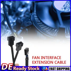 5 Stück CPU-PC-Gehäuselüfter, 4-poliges Verlängerungs-Y-Splitterkabel, 4-polig a - Afbeelding 1 van 11