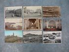 9 old Scottish - Scotland Postcards ? Clyde Ferry at Dunoon, Dumfries, Trossachs