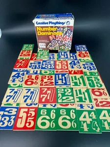 Creative Playthings Number Dominoes First Game One to Four Players USED - Picture 1 of 12