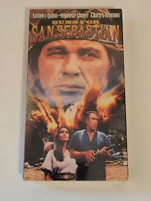 NEW Guns For San Sebastian VHS MGM/UA Home Video Watermarks Charles Bronson - Image 1 of 4