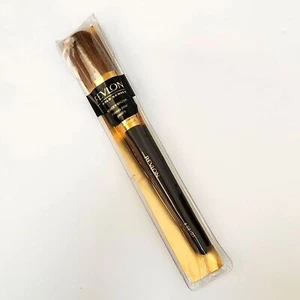 Vintage 1980er Revlon Pulver Make-up Bürste Gold Serie 59101 - Bild 1 von 8