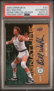 2009 Upper Deck BILL WALTON SIGNATURE COLLECTION, CELTICS-PSA AUTO 10 POP 1 - Picture 1 of 7