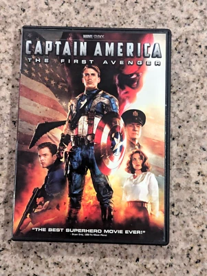 Captain America: The First Avenger (DVD 2011)  Widescreen Chris Evans - Image 1 of 4
