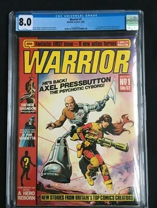 Warrior #1 1st App of V for Vendetta & Marvelman CGC 8.0 3737266001 - Picture 1 of 2