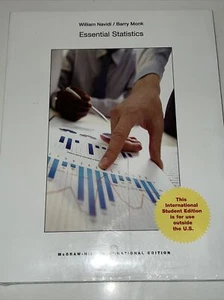 Essential Statistics International Student Addition McGraw-Hill With CD ~ SEALED - Picture 1 of 24