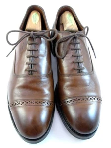 Allen Edmonds "FIFTH AVENUE" Men's Cap-Toe Oxfords 10 C Coffee DAINITE (389N) - Picture 1 of 12
