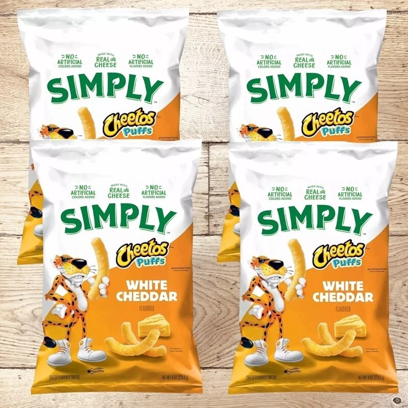 Cheetos Natural White Cheddar Puffs Cheese Flavored Snacks 028400071659