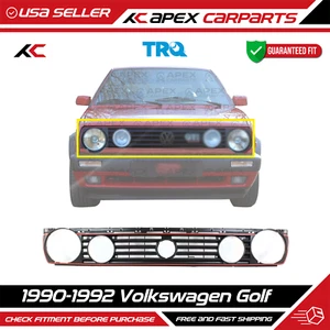 New Front Grille Plastic For 1990-1992 Volkswagen Golf VW1200107 - Picture 1 of 7