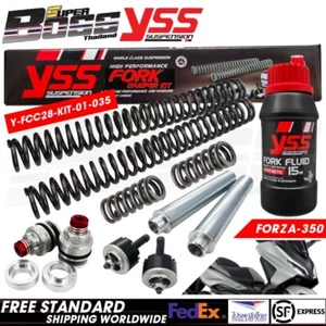 YSS Front Fork Upgrade Kit Set Y-FCC28-KIT-01-035 For HONDA FORZA300, FORZA350 - Picture 1 of 8