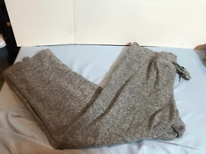 Pantalones de salón grises Green Tea grandes para mujer cintura 33" #KD - Imagen 1 de 4