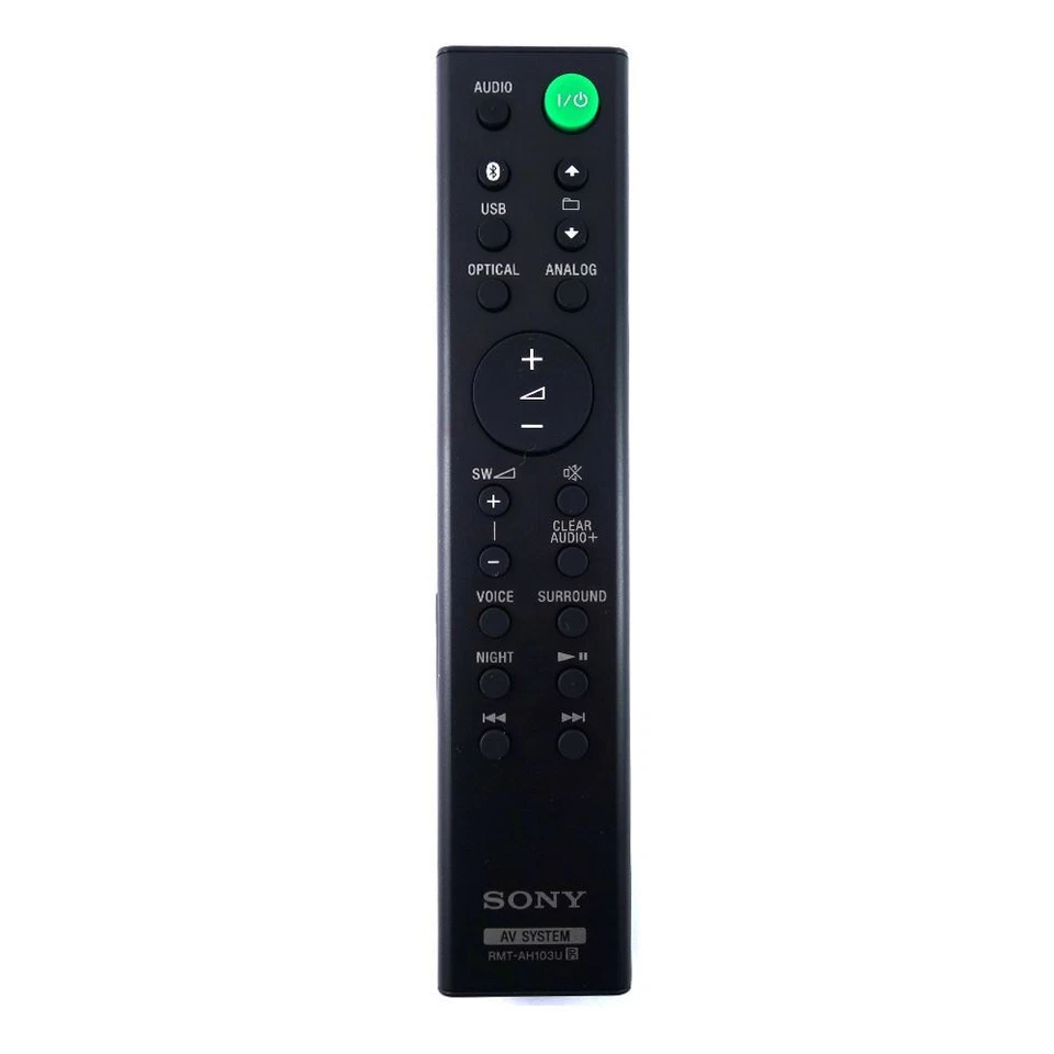 Genuine Sony RMTAH103U / RMT-AH103U Soundbar Remote Control - Image 1 of 1