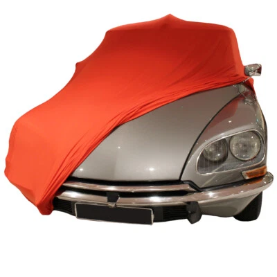 Indoor car cover fits Citroen DS bespoke Maranello Red cover Without mirrorpo... Foto 1 de 4