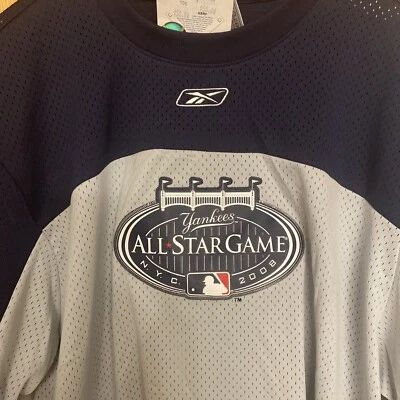 2008 MLB All Star Game Reebok Mesh Batting Crew Shirt (New With Tags) (Size XL) - Image 1 of 4