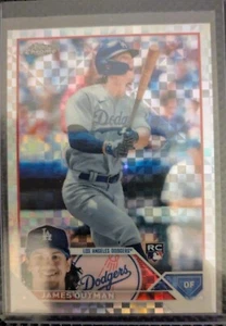 2023 Topps Chrome - X-Fractor #81 James Outman (RC) - Picture 1 of 2
