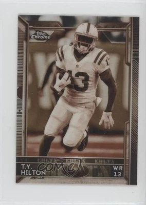 2015 Topps Chrome Mini Sepia Refractor TY Hilton #43 - Image 1 of 2