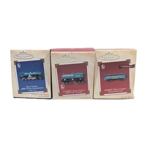 Hallmark Lionel Blue Comet Trains 400E Locomotora 400T Tender Pasajero Lote NUEVO - Imagen 1 de 7