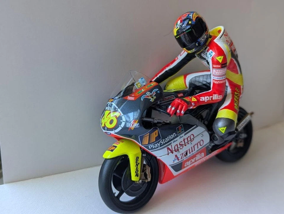 Minichamps Aprilia 250cc Rossi Wgp Motogp Diecast Model Motorcycle Collectible - Image 1 of 3