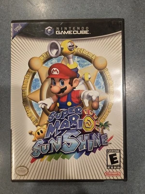 Super Mario Sunshine Nintendo GameCube CIB Black Label Tested And Working - Image 1 of 4
