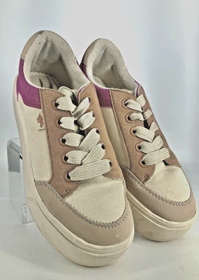 Rocket Dog Flame Women's Platform Sneaker Size 6.5 Cream Tan Pink - Image 1 of 4