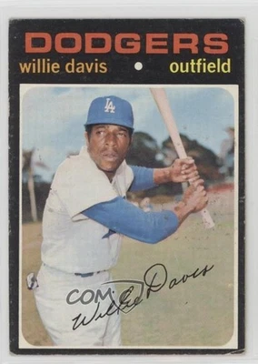 1971 Topps Willie Davis #585 - Image 1 of 2