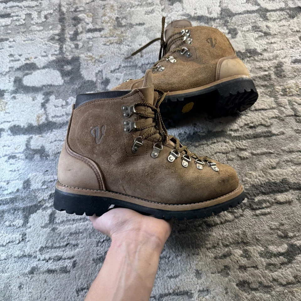 Vintage 70s Vasque Suede Leather Hiking Mountaineer Boots Size 6.5 Women’s  - Image 1 of 4