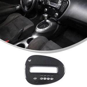 ABS Carbon Car Center Console Gear Panel Decorate Trim For Nissan Juke 2011-2019 - Picture 1 of 12